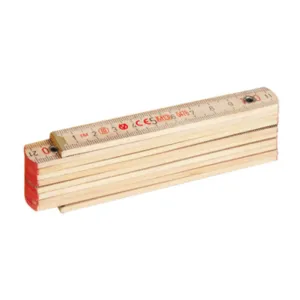 METRO SEMPLICE IN LEGNO A 10 STECCHE 16 MM* (12