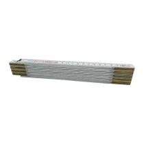 DOPPIO METRO 10 ASTE 16 MM LEGNO BIANCO (12