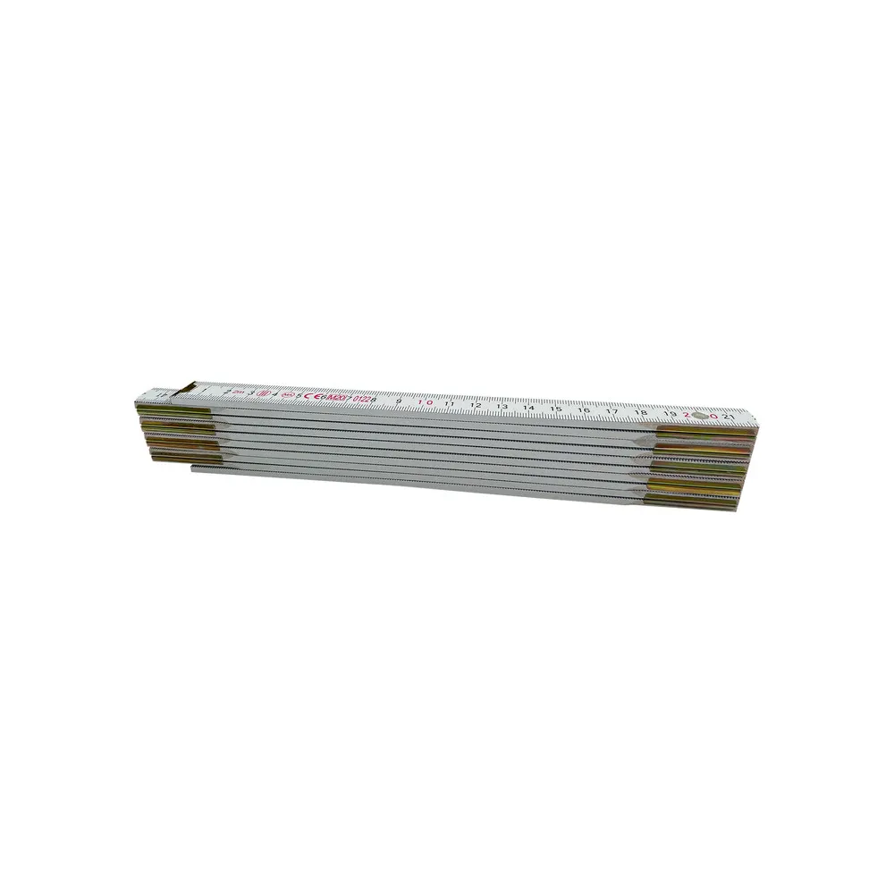 DOPPIO METRO 10 ASTE 16 MM LEGNO BIANCO (12 DOPPIO METRO 10 ASTE 16 MM LEGNO BIANCO (12