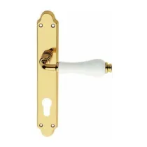 MANIGLIA OTTONE DALIA Q 8/85 F.Y. CARAMICA LUC BIA