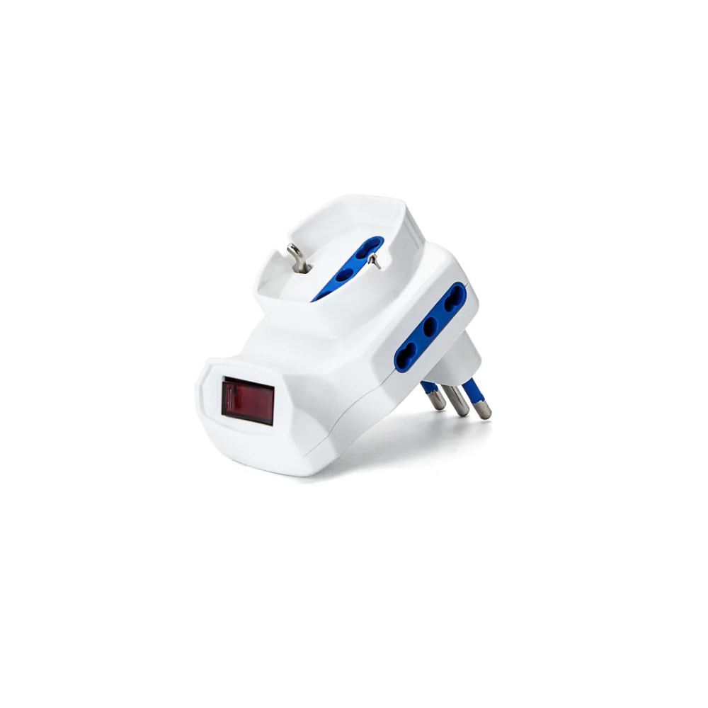 3-WAY ADAPTER WITH 10A SWITCH