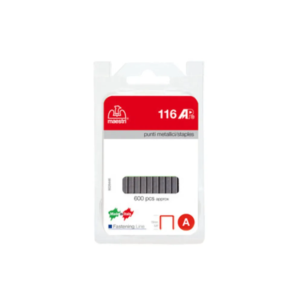 MAESTRI BLISTER PUNTI SPILLATRICE ART. 116 AP   600 PZ