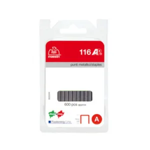 MAESTRI BLISTER PUNTI SPILLATRICE ART. 116 AP   600 PZ