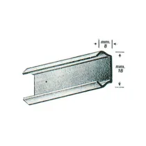 OMGE  119 BINARIO ANTINA SCORREVOLE ACC ZINC 3 M