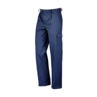 PANTALONE SUPER CARGO MULTITASCHE BLU TG.52