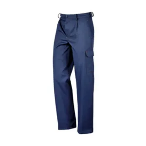 PANTALONE SUPER CARGO MULTITASCHE BLU TG.52