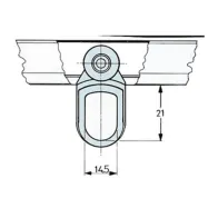 OMGE  903 CARRELLO NYLON A 2 RUOTE D 15 NYL P 8 KG (50