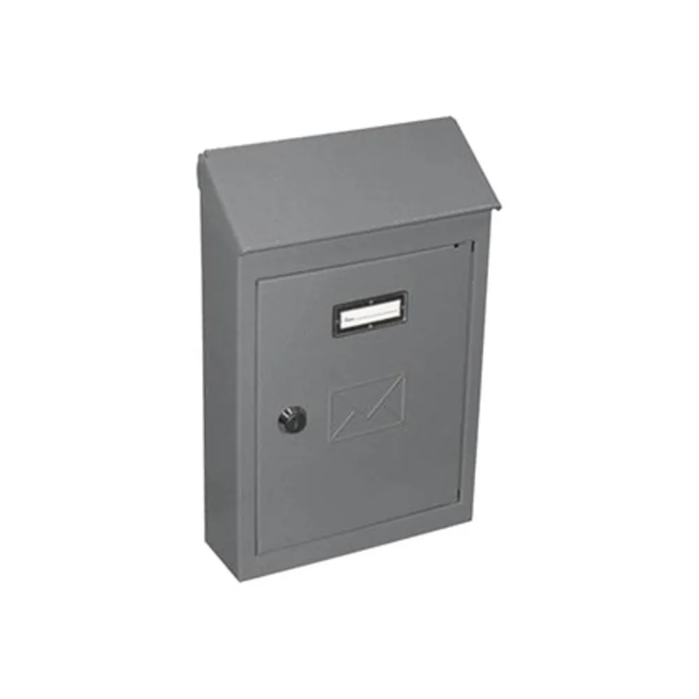 CASSETTA POSTALE 2500 C C/TETTO E CIL 20X6X30 GRIGIO (6