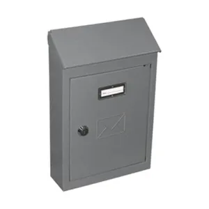 CASSETTA POSTALE 2500 C C/TETTO E CIL 20X6X30 GRIGIO (6