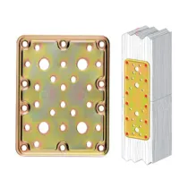 PIASTRA 776 DIRITTA ACCIAIO TROPIC 100X120 MM (25