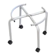 SUPPORTO P/BIDONE OLIO C/RUOTE (3