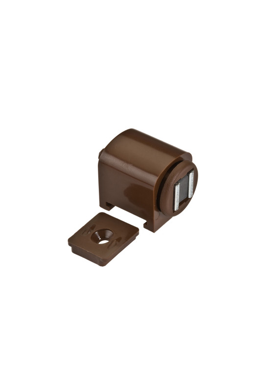 Brown magnetic closures with 6 kg force base. 2 pcs.