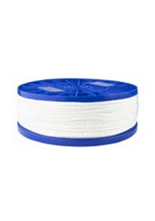 White polypropylene rope Ø 4 mm. Per meter