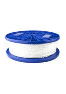 White polypropylene rope Ø 6 mm. Per meter