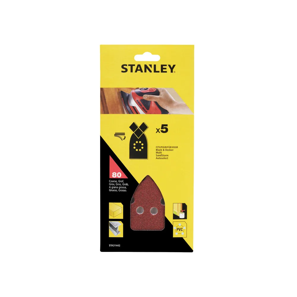PIRANHA STANLEY STA31442 (X31442) 5 FOGLI P/MULTILEV. PUNTA 80 G