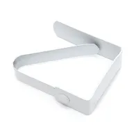 FERMATOVAGLIA LACCATO BIANCO 40X50 MM* (50