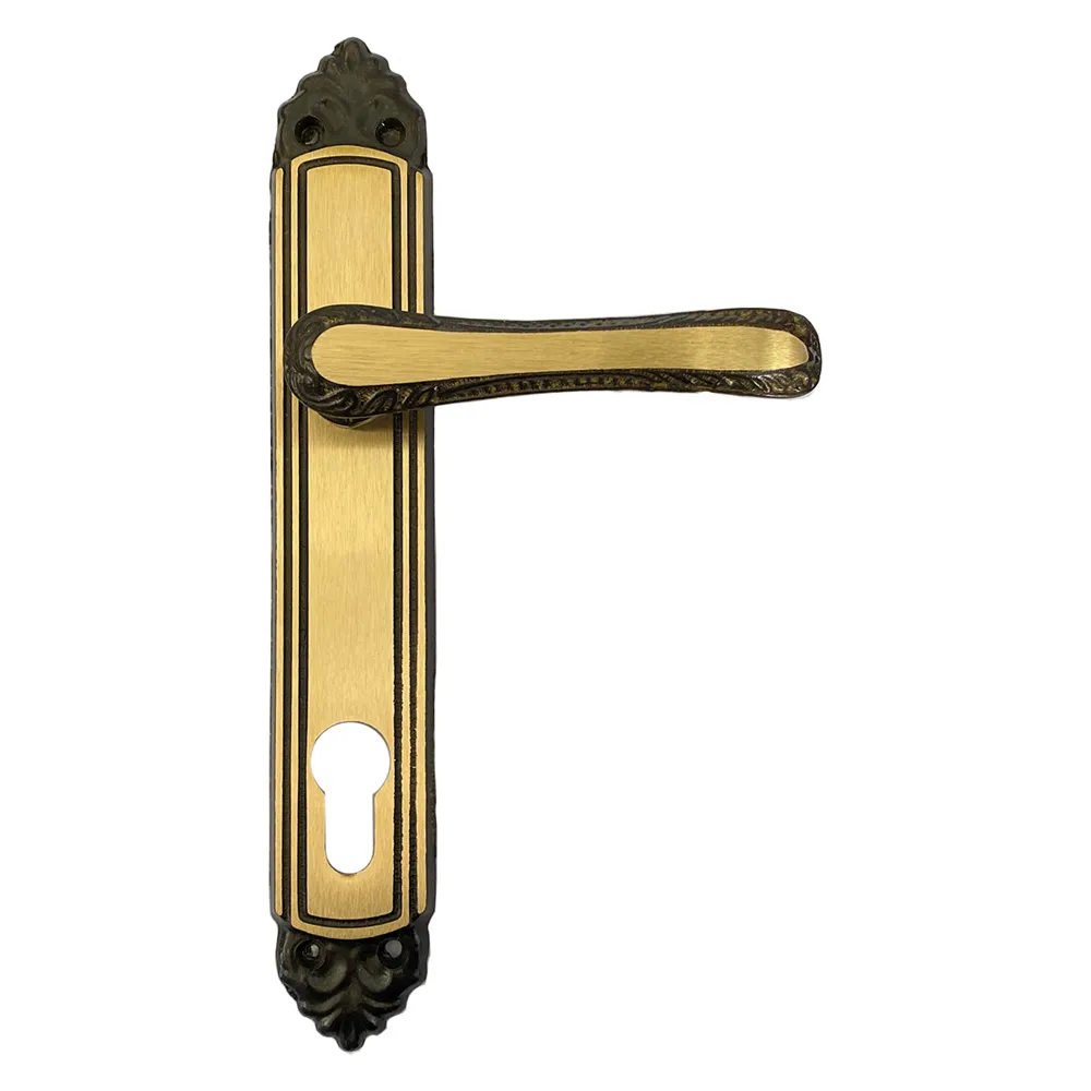 MANIGLIA 'GIGLIO' CON PLACCA YALE foro yale - Q8 MANIGLIA 'GIGLIO' CON PLACCA YALE foro yale - Q8