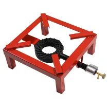 FORNELLONE A GAS 40X40 CM BRUCIAPIU (2