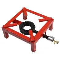 FORNELLONE A GAS 40X40 CM BRUCIAPIU (2