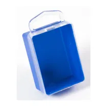 SCATOLA PLASTICA SELF SERVICE  50X70 MM AZZURRA (90