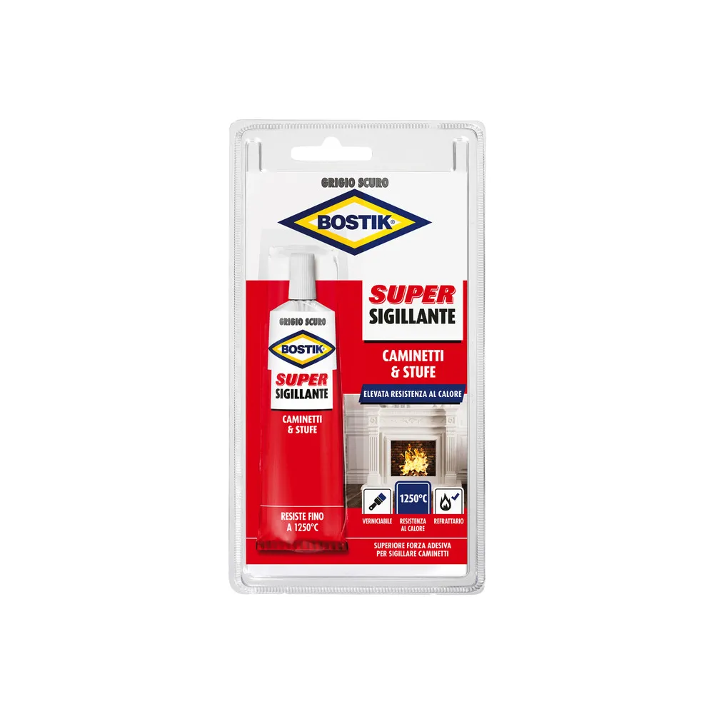 BOSTIK MASTICE CAMINETTI E STUFE 100 G BLISTER BOSTIK MASTICE CAMINETTI E STUFE 100 G BLISTER