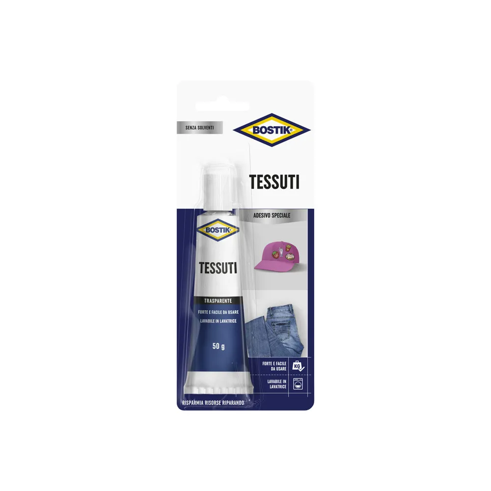 BOSTIK COLLA P/TESSUTI 50 G BLISTER (6