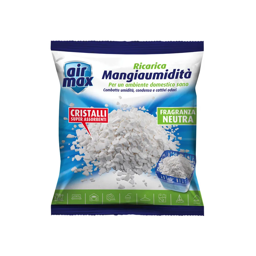 AIRMAX ASSORBIUMIDITA RICARICA SALI NEUTRI 450 G (12 AIRMAX ASSORBIUMIDITA RICARICA SALI NEUTRI 450 G (12