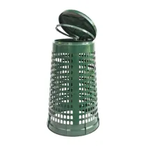 PATTUMIERA 110 L TRESPOLO D 38-51XH85 CM VERDE
