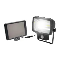 PROIETTORE LED 10W 1600LM C/SENS A CARICA SOLARE