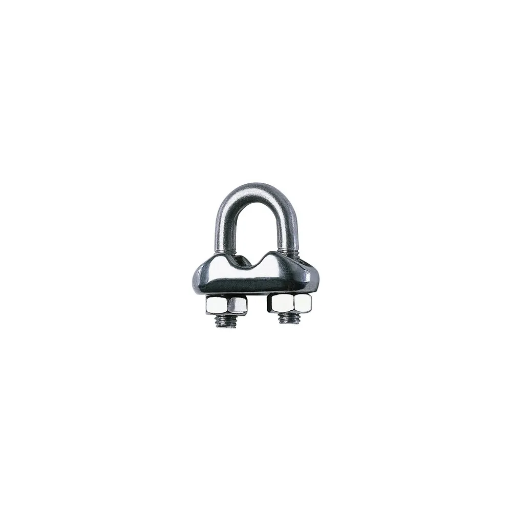 MORSETTO ACCIAIO INOX P/FUNE D 5 MM (25