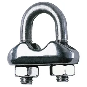MORSETTO ACCIAIO INOX P/FUNE D 5 MM (25