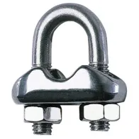 MORSETTO ACCIAIO INOX P/FUNE D 6 MM (25