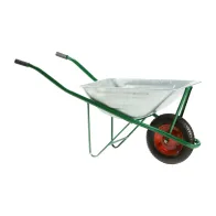 CARRIOLA C/VASCA LAMIERA ZINCATA DA MONT 75 L