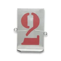 STAMPINI TRAFORATI 10 NUMERI DA  80 MM