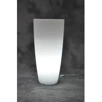 VASO STILO ROUND BRIGHT D 33X70CM LUCE BIANCA