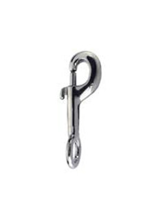 CARABINER WITH FIXED RING 86 MM.