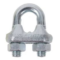 MORSETTO P/FUNE ACCIAIO D  3 MM ROBUR GR.1/8 (100