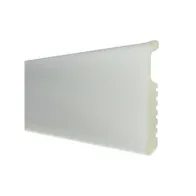 BATTISCOPA 75X8 POLISTIRENE LISCIO 200 CM BIANCO (10