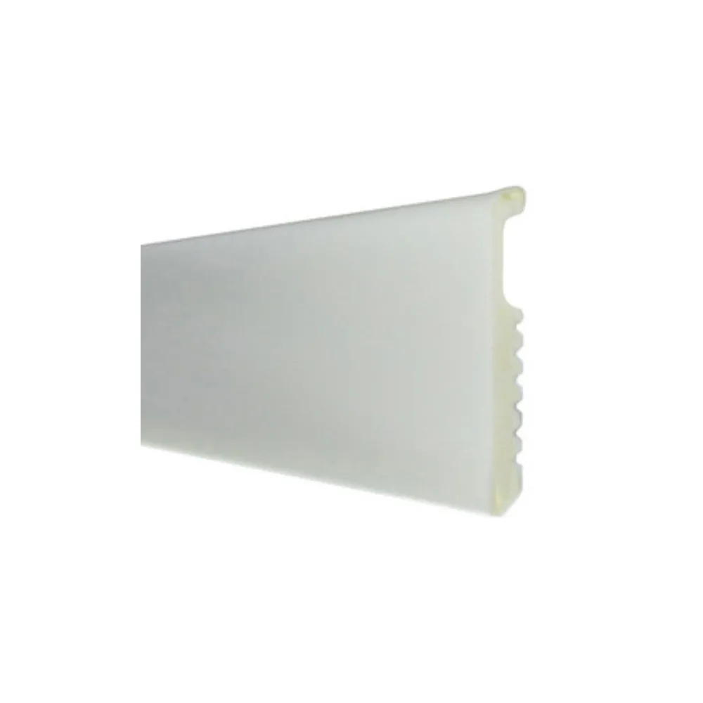 BATTISCOPA 75X8 POLISTIRENE LISCIO 200 CM BIANCO (10
