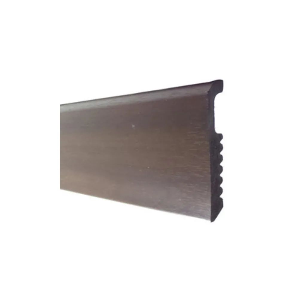 BATTISCOPA 75X8 POLISTIRENE LISCIO 200 CM NOCE SCURO (10