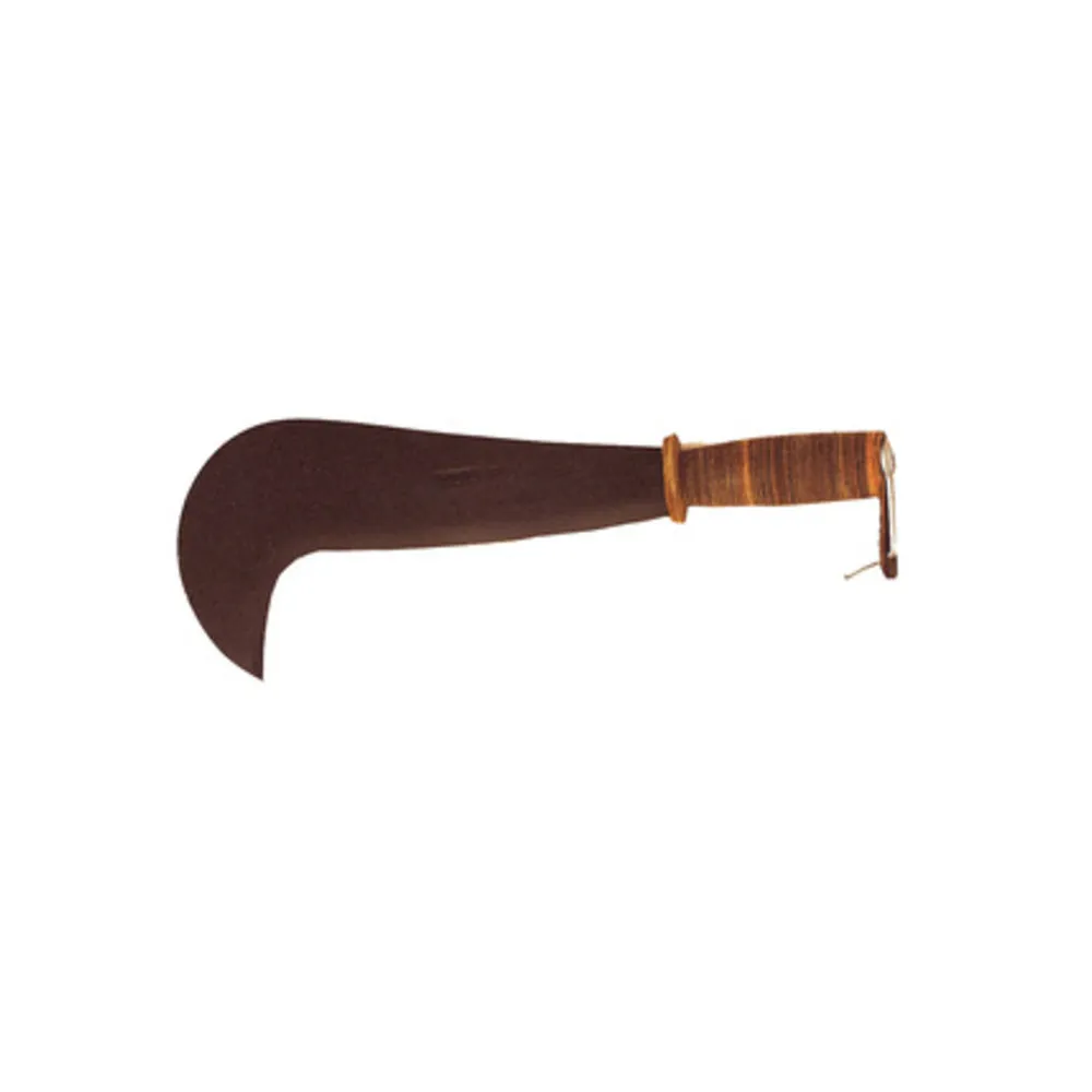 RONCOLA C/MANICO CUOIO 45 CM RONCOLA C/MANICO CUOIO 45 CM