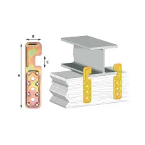 PIASTRA 756 SAGOMATA TRAVI H ACC TROP 50X200/30 MM (10