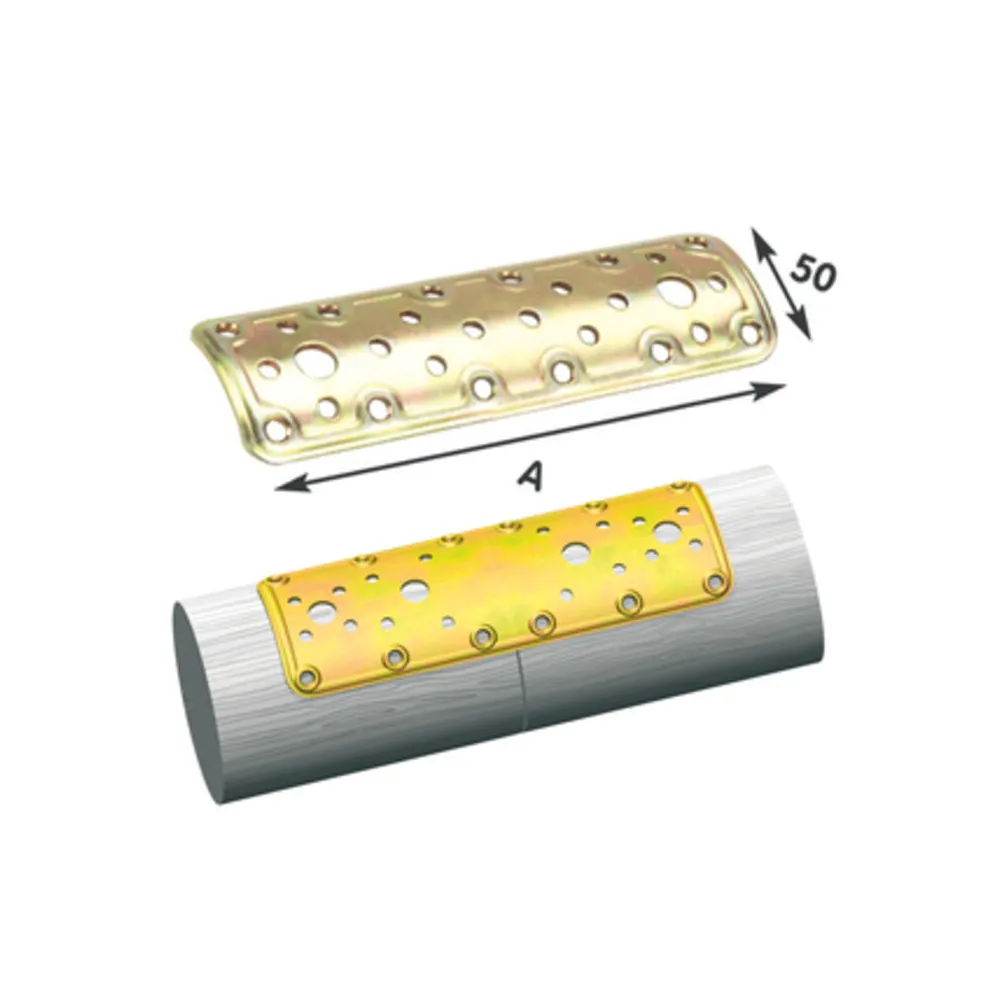 PIASTRA 900 DIRITTA P/PALI ACC TROP 50X160 MM (25