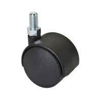 RUOTA NYLON GEMELLARE D 40 MM PERNO 6MAX10 MONT (4