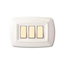 TONDO PLACCA MAGIC PLAST 3P BIANCO (10