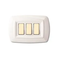 TONDO PLACCA MAGIC PLAST 3P BIANCO (10