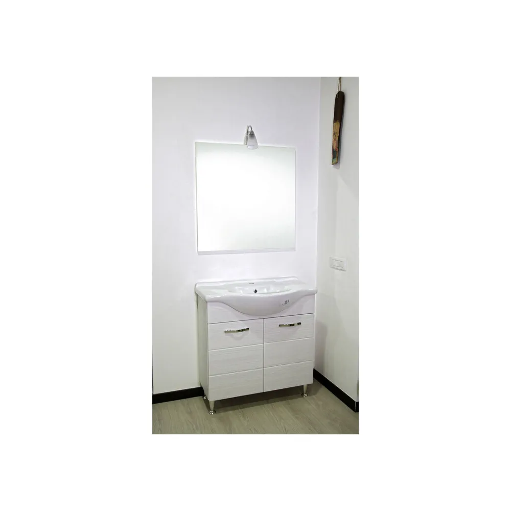 MOBILE BAGNO ANTONELLA 2 ANTE  82 BIANCO PORTUNA
