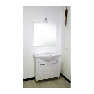 MOBILE BAGNO ANTONELLA 2 ANTE  82 BIANCO PORTUNA