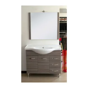 MOBILE BAGNO ANTONELLA 2 ANTE + 3 CASSETTI 105 PALISSANDRO