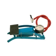 POMPA A PEDALE C/MANOMETRO